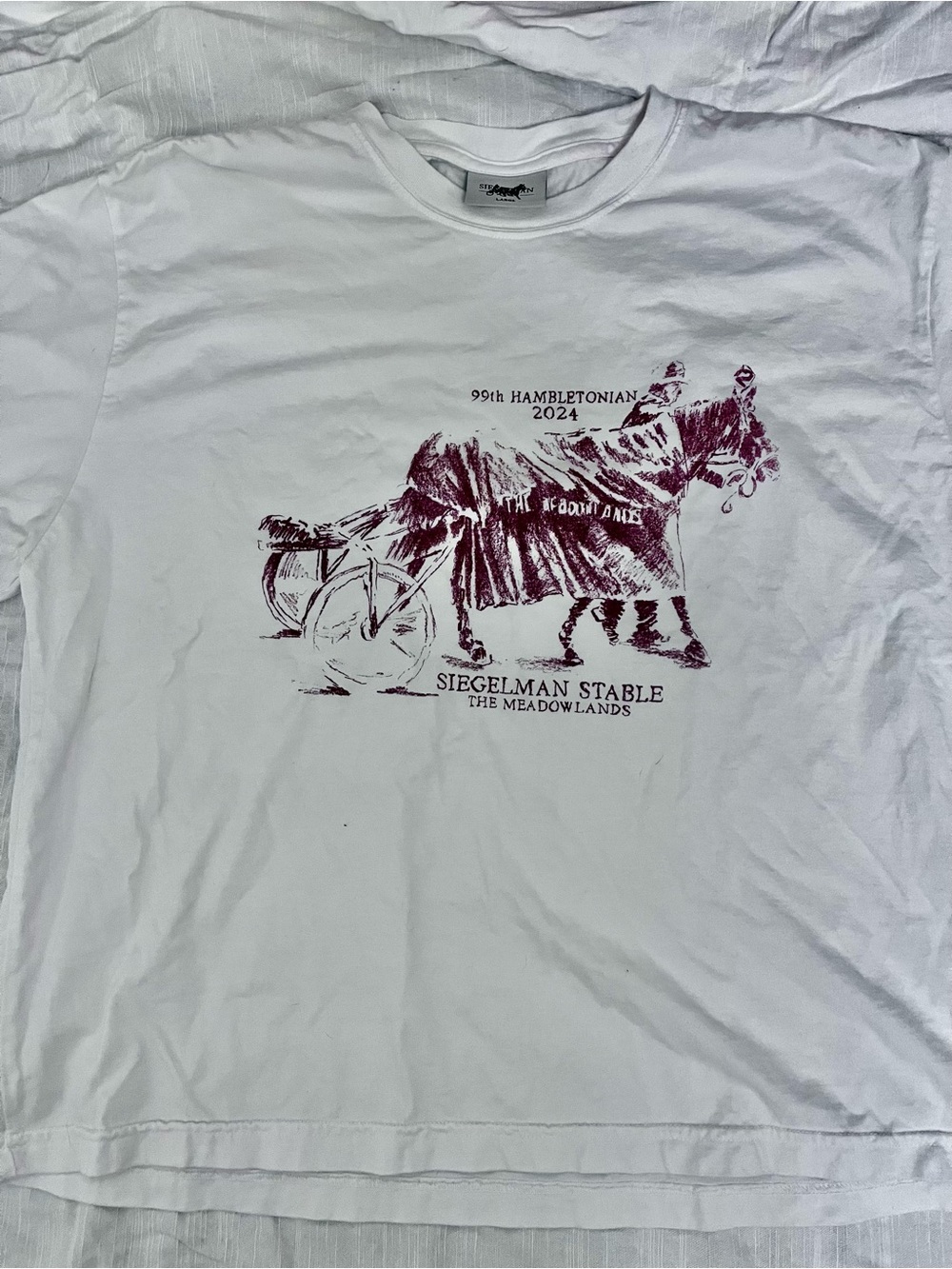 Siegelman Stable White Graphic Short-Sleeve Tee